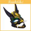 Genshin Impact Yae Miko Máscara Floral Resina Exquisita Acessório de Cosplay Para Eventos de Festa