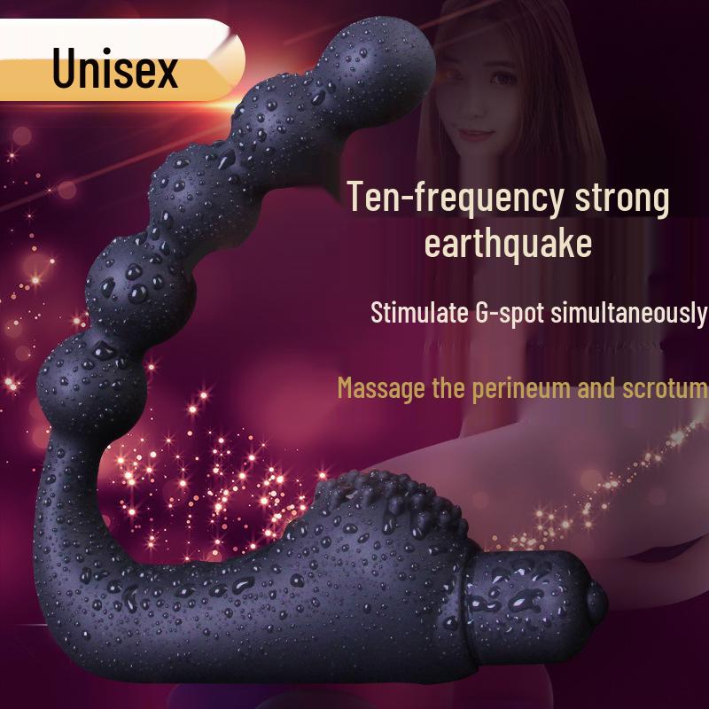 Long Love Adult Vibrating Anal Beads & Silicone Travel Plug