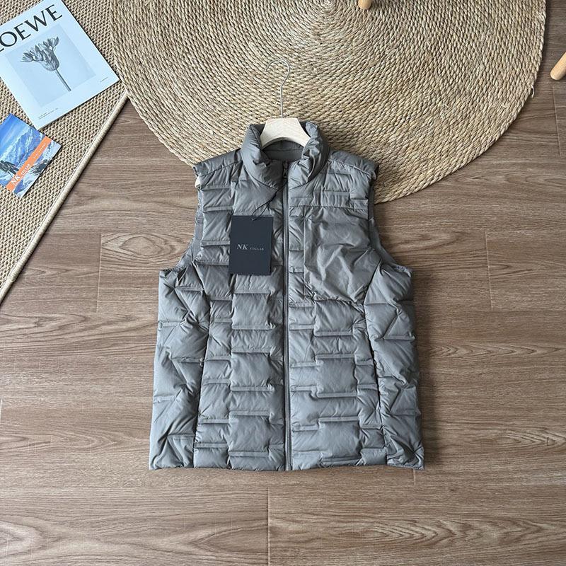 2025 Autumn/Winter Double-Sided Solid Color Unisex Down Vest