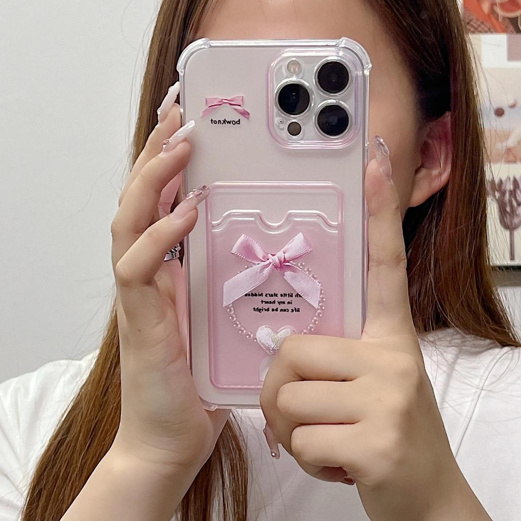 Porte-cartes Fente Étui en Silicone Portefeuille Poche Pour Xiaomi Redmi Note 13 14 Samsung A54 A24 A14 Oppo A78 A58 A38 Tecno Spark 10 Coque Transparent Bumper de Téléphone