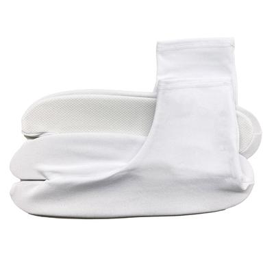 Kimono Tabi No Rubber Accessories [Kyoto Yuzen] Tabi, White, Cover, Stretch, Kohazen, Non-slip, Mouth, Women's, Men's, Kimono, (23.0-24.0cm)