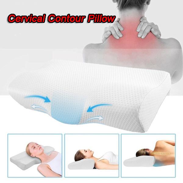 side sleeper curved pillow