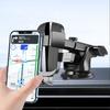 Car Windscreen Suction Cup Mount Holder with Charging Port Dashboard Console Adjustable Long Arm Phone Holder Auto Accessories