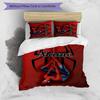 3pcs Spider Man1 Cover Set - Personalized Name, HD Printed Bedding with 1 Cover and 2 Pillowcases - Perfect for Home Decor, Easy Care