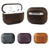 Crazy Horse Genuine Leather Case For Airpods Pro 2 Cases Airpods 4 3 Handmade Wireless Bluetooth Earphone Box Protective shell
