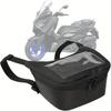 S Motorcycle Dashboard Bag Electric Scooter Front Dashboard Storage Bag Durable Black Storage Bag Motorcycle Storage Box