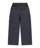 AAKAM Stitched Denim Wide Cargo Pants (Blue)