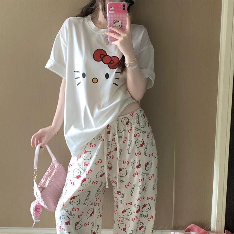 Cotton Sleepwear Set For Women Summer Comfort Lounge Casual