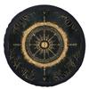 Mystic Compass Art Tire Cover Durable Polyester Universal Spare Wheel Protector for SUV