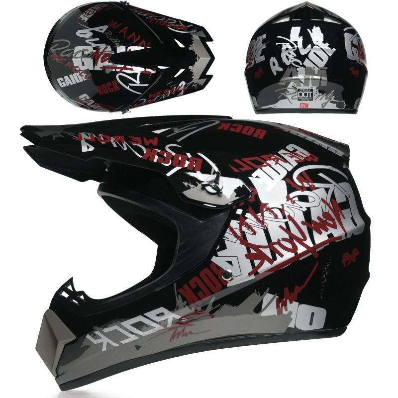 Four Seasons Motorcycle Off-road Helmet for Men and Women, Electric Bike Helmet, Mountain Bike Off-road Helmet, Racing Speed Descent Pedal