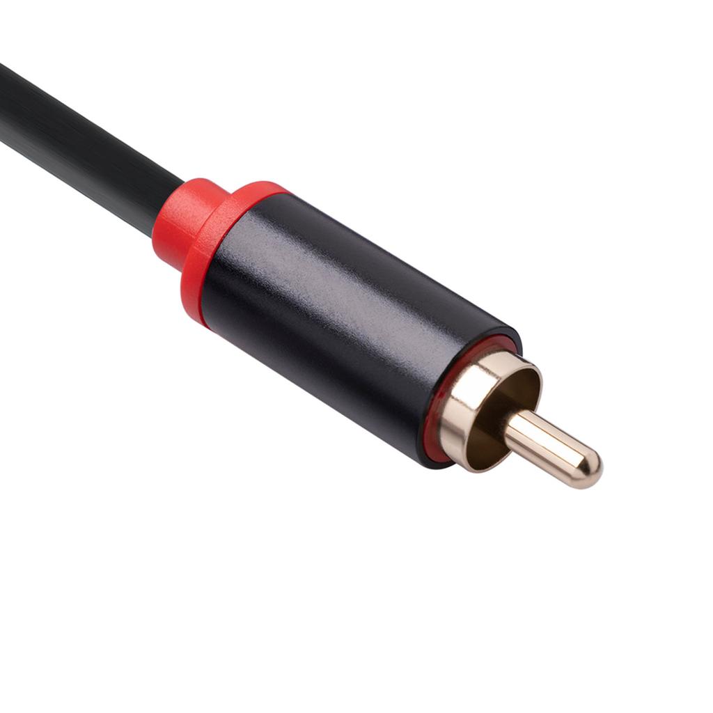 2 RCA to 1 RCA Female to Male to Female Splitter Cable Splitter Distributor Converter Speaker Splitter Extension