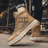 Herren Outdoor-Stiefel High Top Lässig Rutschfest Langlebig Werkzeugstiefel Bequem Trendig Vielseitig Männliches Wander-Schuhwerk