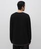 MUSINSA STANDARD Cr Layered Hem Long Sleeve T-Shirt [Black]