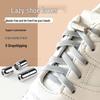 Metal No-Tie Elastic Shoelace Buckle for Kids & Adults Sneakers