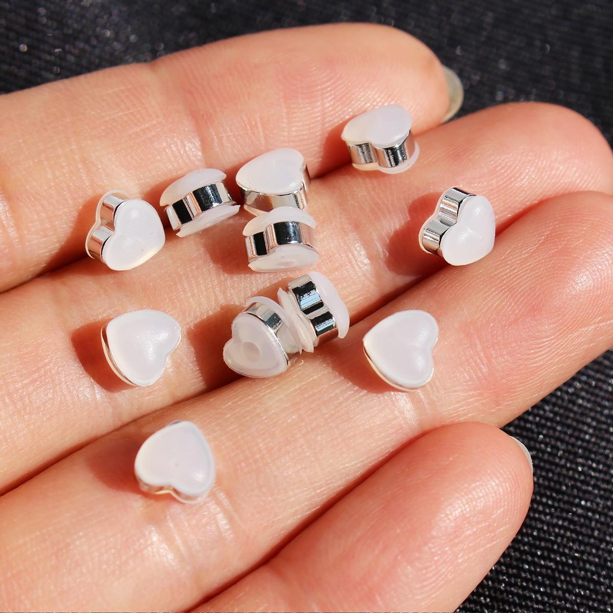 

Настоящее золото, гальванизированный золотой край, силиконовый прозрачный Burger Love, беруши, нескользящие серьги, задняя крышка для заглушки, медное кольцо, серьги с пряжкой, задняя крышка