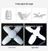 Foldable LED UFO Leaf Light Bulb - E27 28W, Cross-Border Hot-Selling.