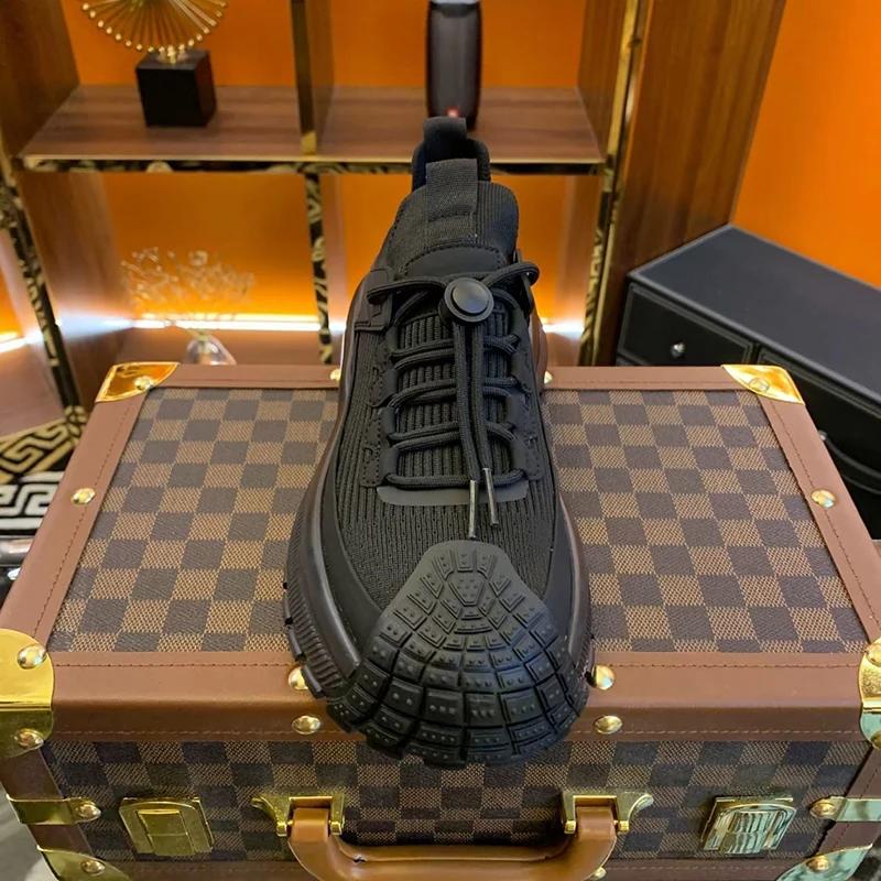 

Весна и Осень Новая Мужская Повседневная Удобная Летающая Трикотажная Мужская Обувь Высокое Качество Модный Тренд Все Сочетается Красивый Вентилятор 44