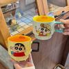 Mug High Value Stacked Cup Ceramic Family Four Water Cup Women'S Home Coffee Breakfast Cup