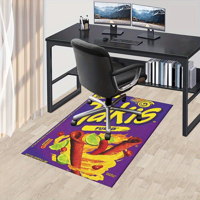 1 Stück Takis, Fuego, Limette Büroteppich Weicher Polyester-Eingangsteppich Waschbar Rutschfest Maschinenwaschbar