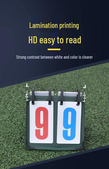 Multi-Sport Flip Scoreboard for Basketball, Billiards, Table Tennis, and Volleyball