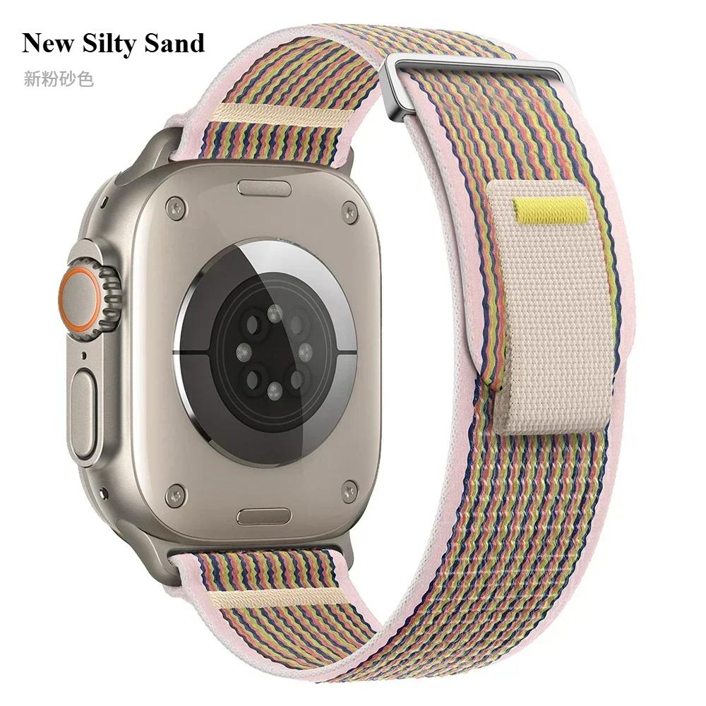 Trail Loop Strap For Apple Watch Series 10 46mm 42mm Sports Nylon Wristband iWatch Ultra 2 49mm 9 8 7 6 5 4 SE 45mm 41mm 44mm 40mm Band