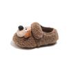 Scarpe invernali in peluche per bambini, calde, con fodera in pile, stile coreano, cucciolo cartone animato carino