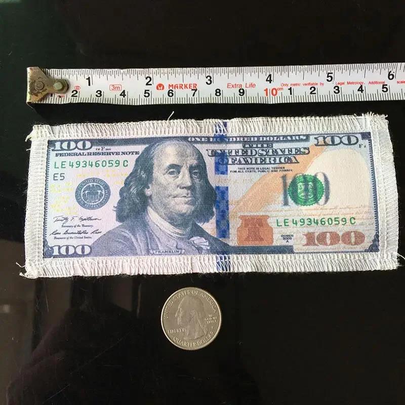 

Creative 100 Dollar Pattern Cloth Stickers Embroidery Printing Sewing DIY Clothing Patch Accessories