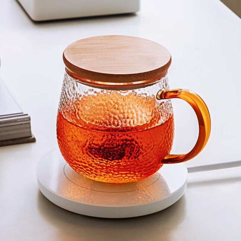 Yihucha Smart Mug Warmer & Glass Tea Set