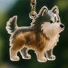 Transparent Cat Dog Hair Storage Box Pendant Keychain Collect Pets Hair Commemorate Bag Pendant Save Cat Hair Storage Capsule