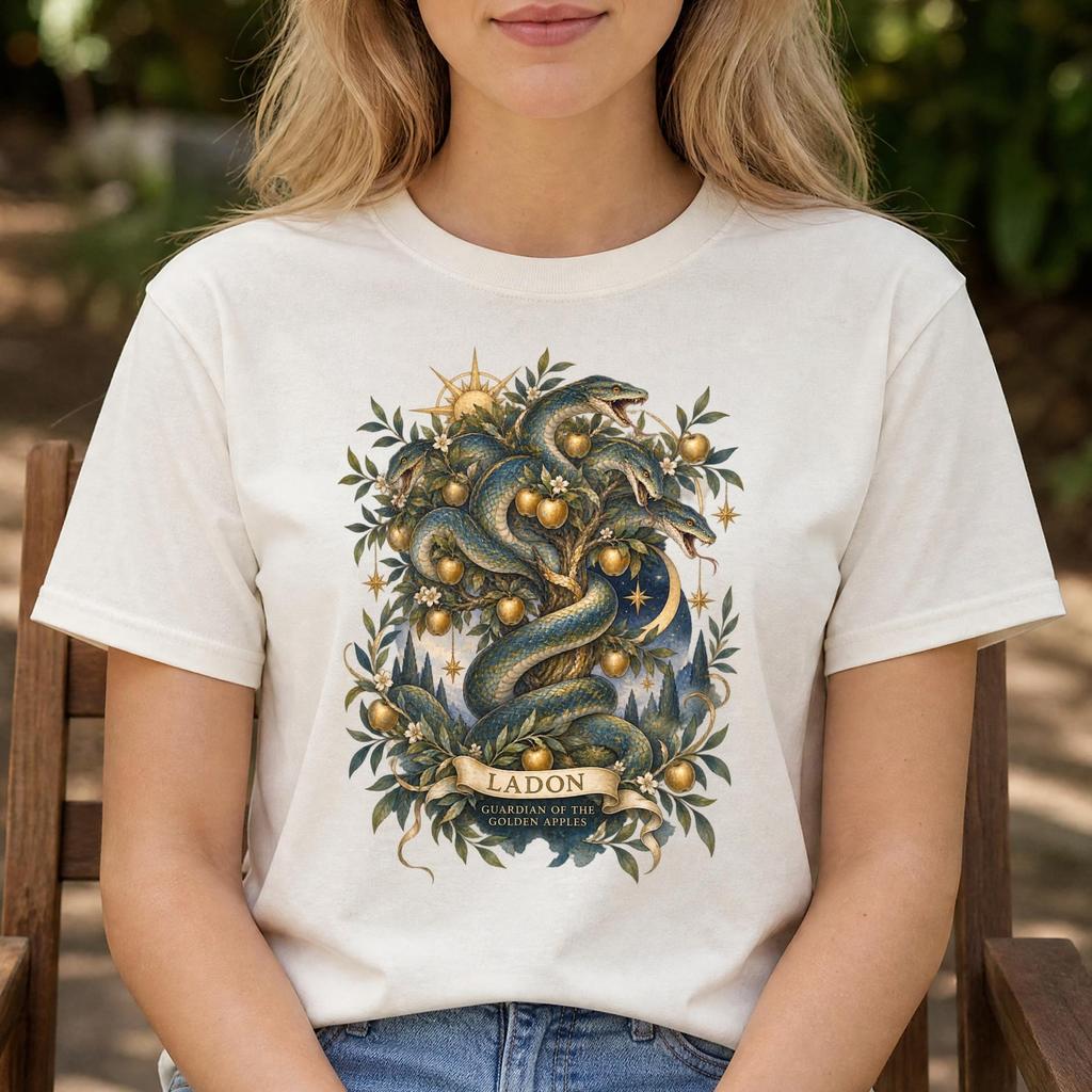 Tarot Ladon Shirt - Front or Back Print - Mythology Gift