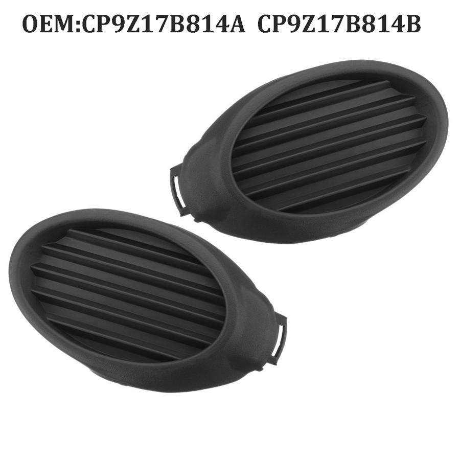 Right + Left Fog Light Vent Grille Cover For Ford Focus 2012 2013 2014 FO1038116