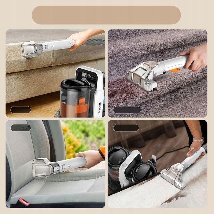 Aspirateur - TEENDOW - C5 - 500 W - Double réservoir - 11 kPa - Idéal pour les canapés, les tapis et les escaliers