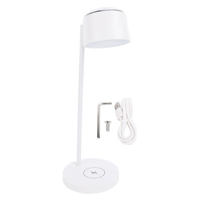 Projection Lamp Rechargeable Eye Caring Stylish Look Dimmable Gooseneck Table Lamp for Reading