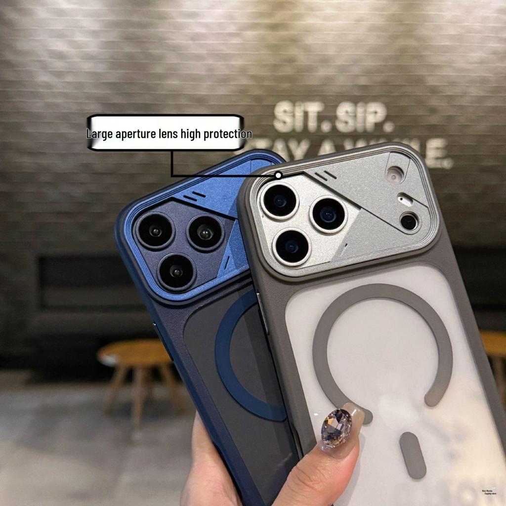 iPhone 17 Pro Max Ice Armor Magnetic Transparent Anti-Drop Case