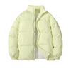 Mens Thickened Warm Stand Collar Coat Mens Fashion Solid Color Coat
