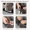 Adjustable Pet Harness with Bow Tie Leash Set Stylish Tuxedo Vest for Small Dogs and Cats Harnesses Leads Dog Supplies