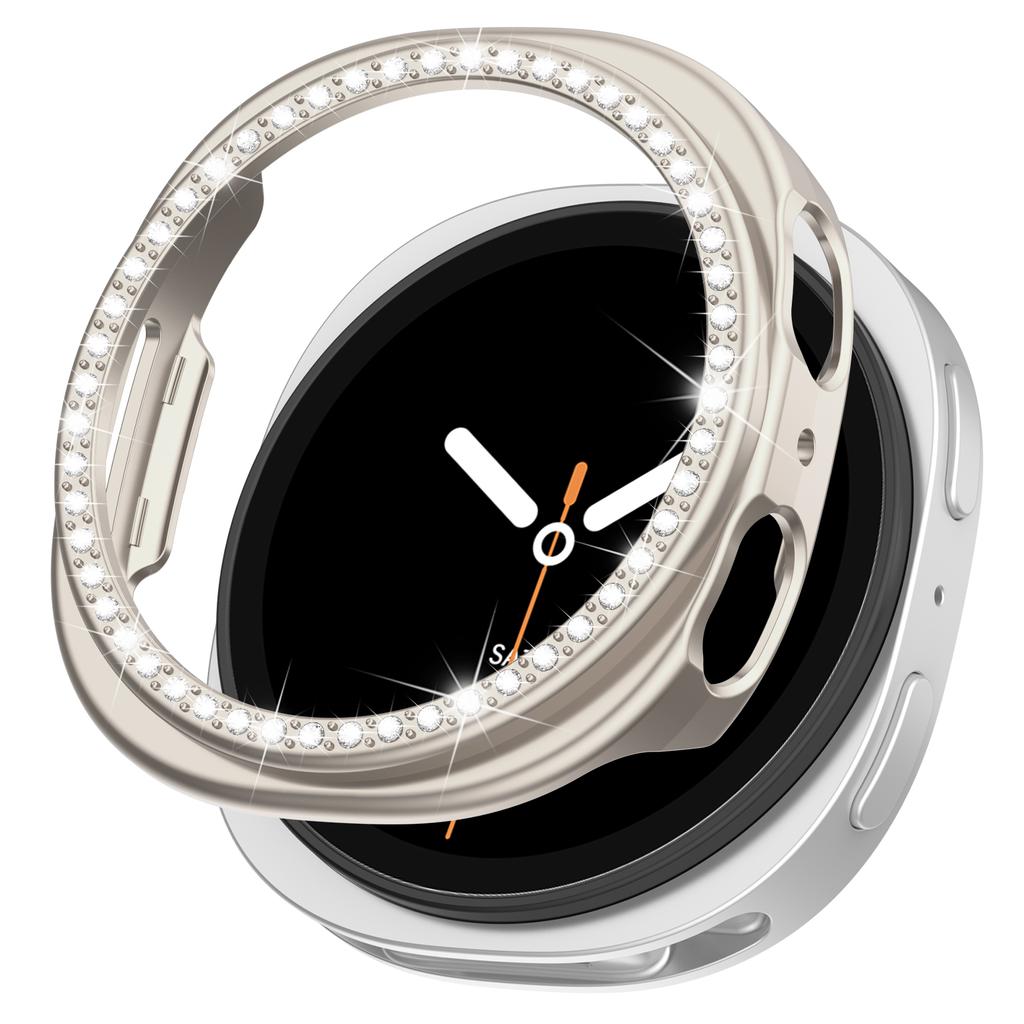 Etui PC Na Samsung Galaxy watch 8 Case 40mm 44mm Akcesoria Diamentowe Puste Twardy Zderzak Obudowa Galaxy watch8 Etui Ochronne