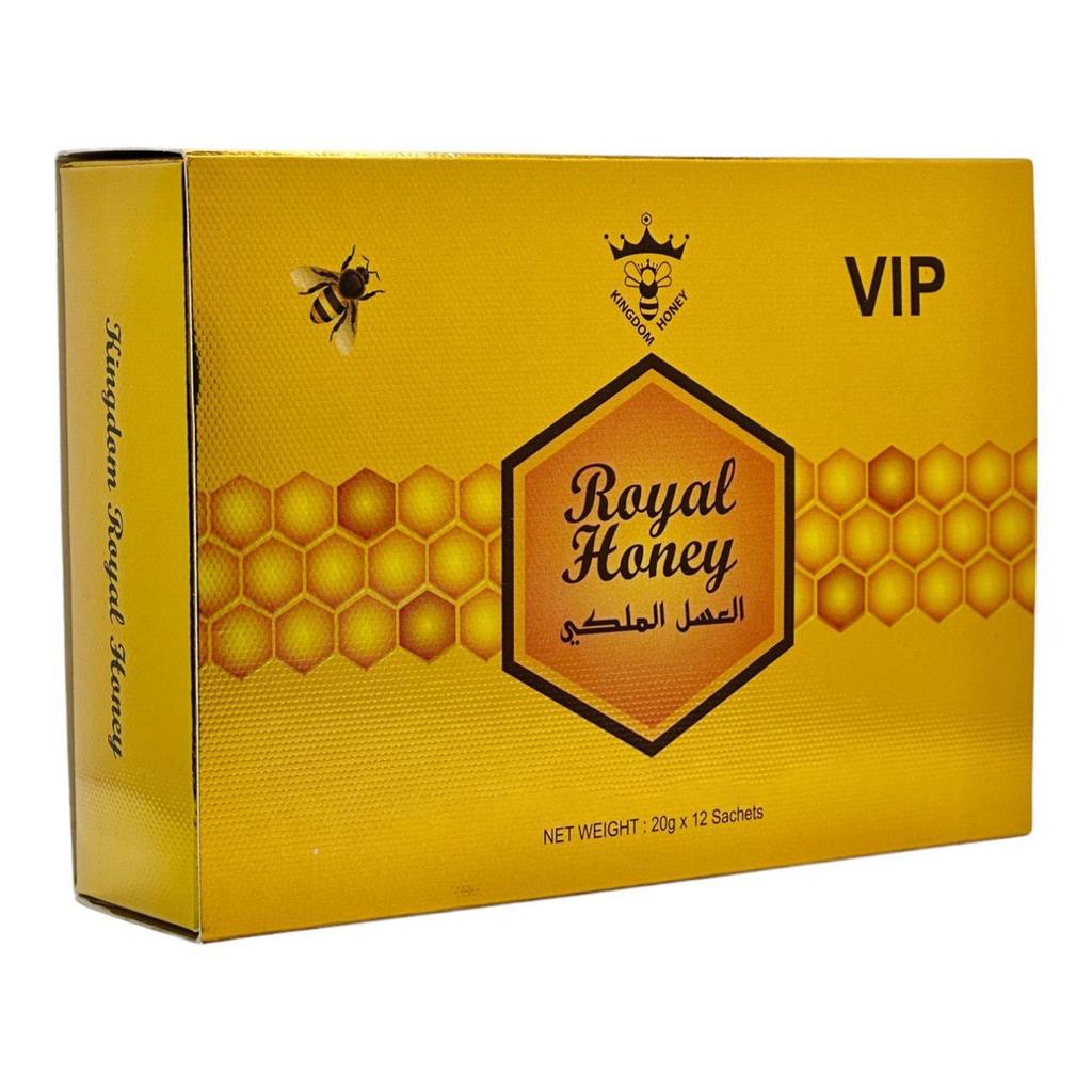 Royal Honey Honey Herbal Honey Sachets 12x20g – Natural Honey Blend with Botanical Extracts