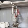 Onderkast Bekerhouder 2 Stuks Koffie Thee Mok Bekerhouder met 6 Haken Onder Plaat Mok Droogrek
