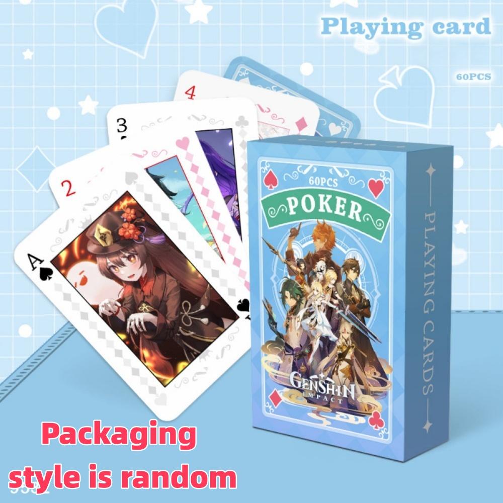 Anime Poker Toy Jujutsu Kaisen Board Game Cards  NARUTO HUNTER×HUNTER Cosplay Hardcover Table Game Fans Birthday Gift