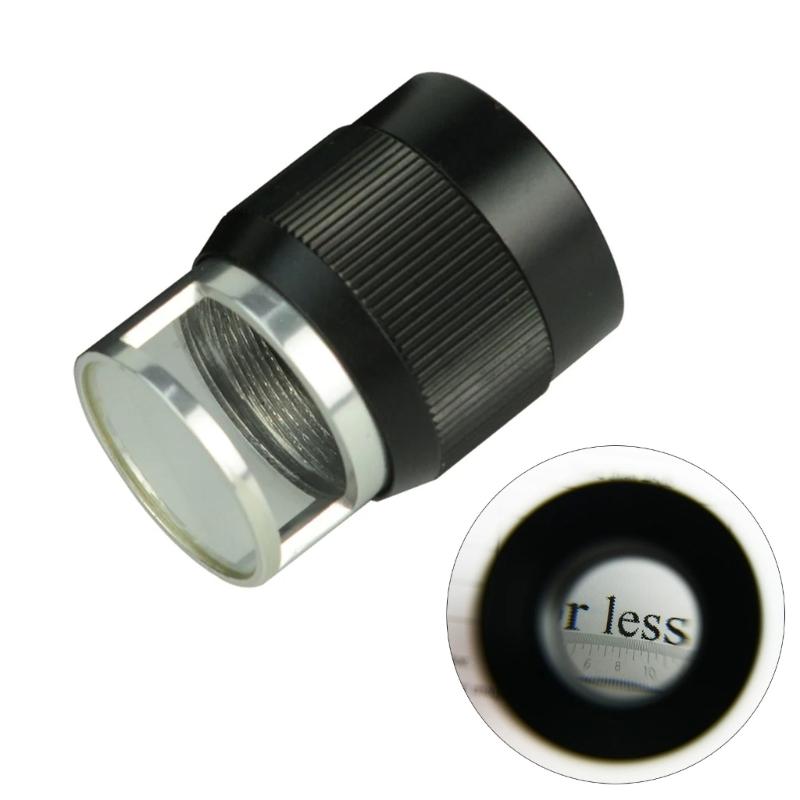 Ergonomic Handle 10X Cylinder Magnifier Loupe Glass For Comfortable Jewelry And Artifact Inspection