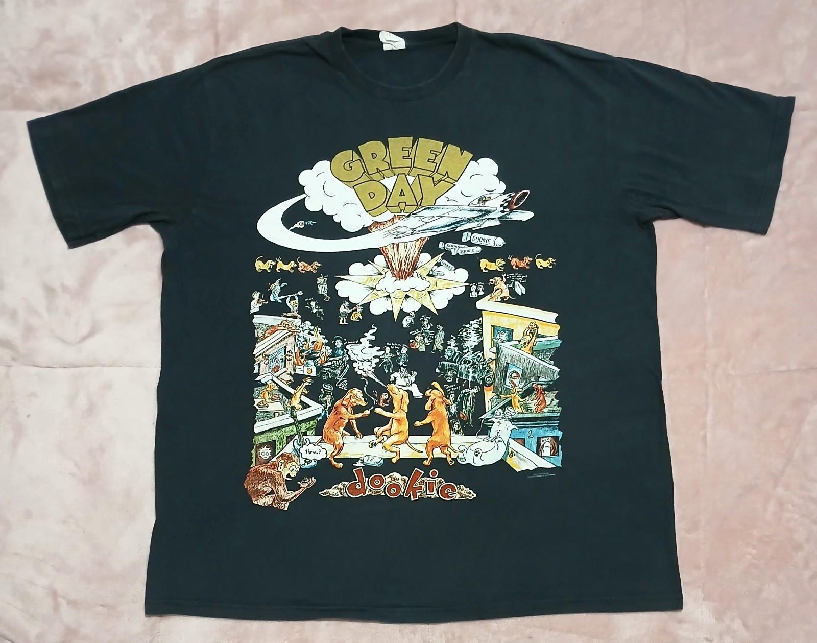 Green Day Dookie T Shirt XXL Reprint 2012 Officially Licensed Nice Band READ S