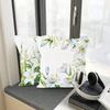 Elegantes Künstlerisches Blumenmuster Heimdeko Kissenbezug Schlafzimmer Wohnzimmer Sofadekoration Polyester Kissenhülle Mit Reißverschluss