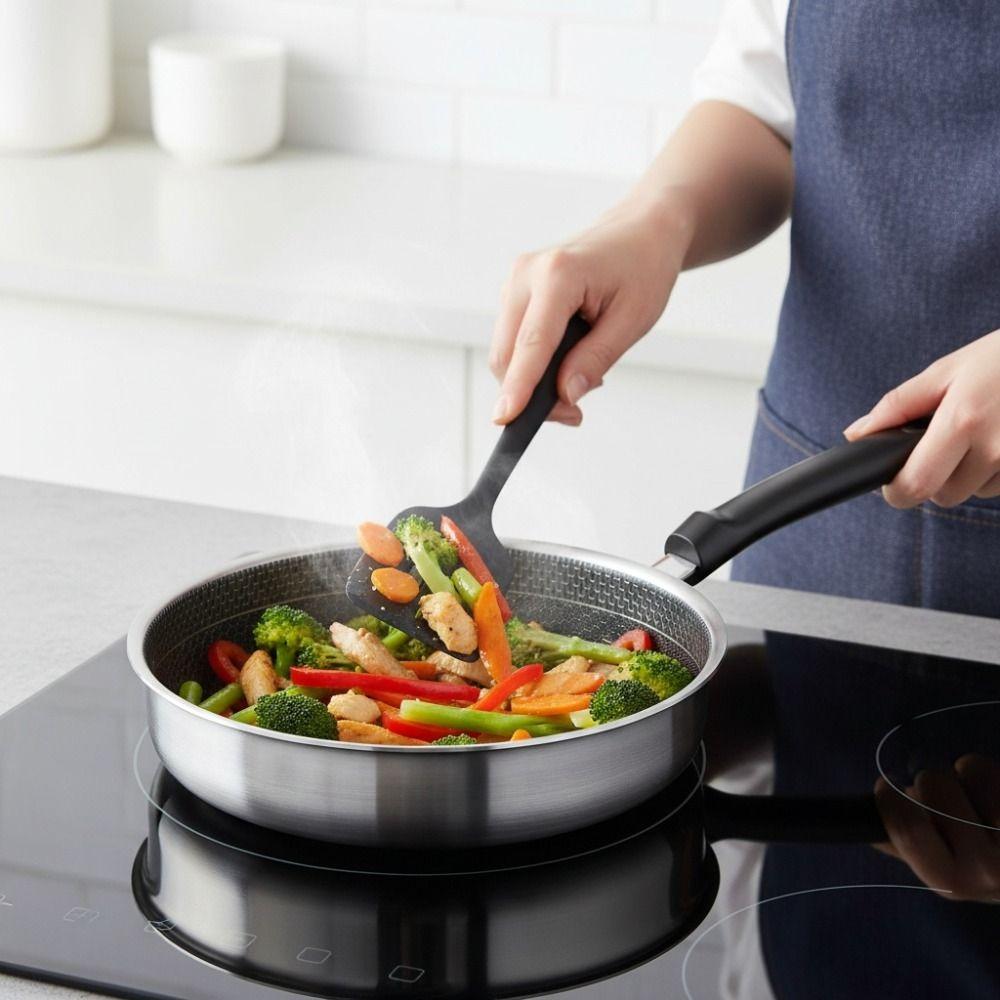 Fast Heat Non-stick Pan Honeycomb Pattern Omelet Pan Multi-functional Saucepan Kitchen Cookware