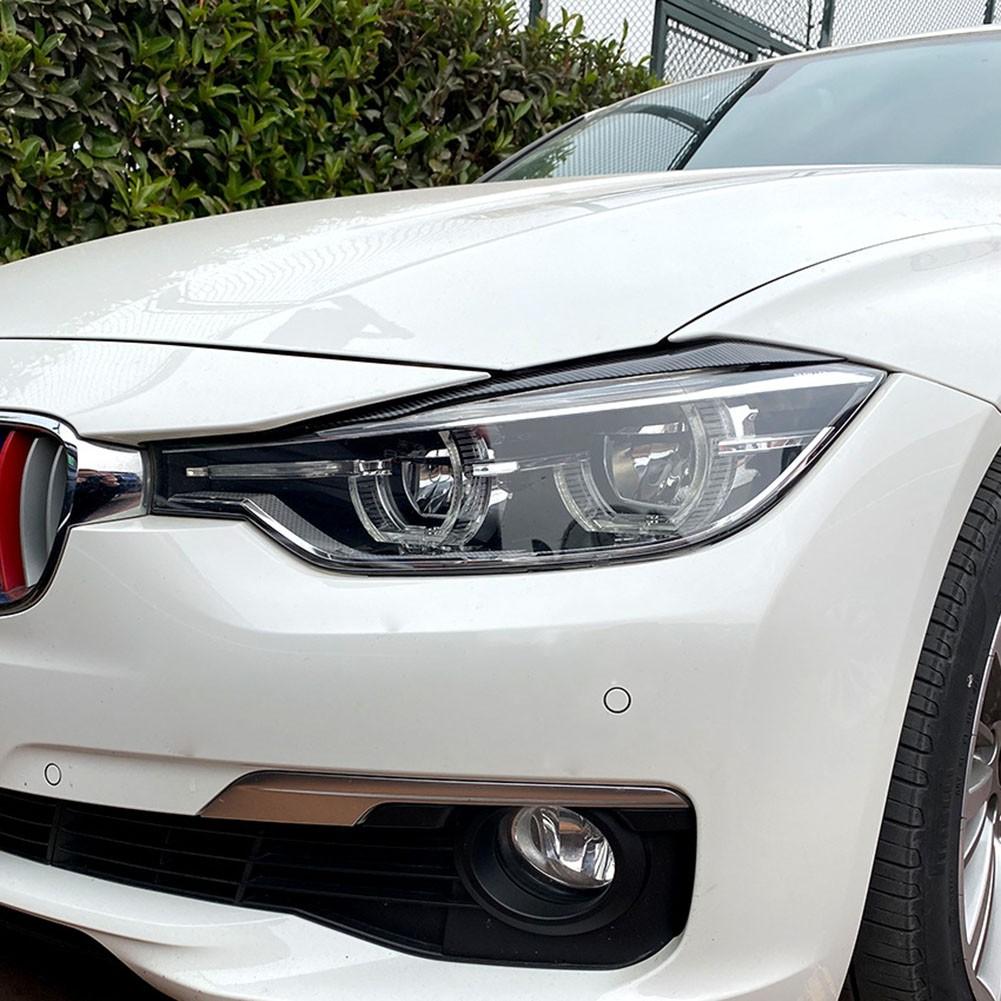 2X F30 Capac far pleoapă sprânceană negru carbon pentru BMW F30 Sedan 2012-2018