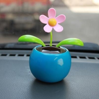 1PC Solar Powered Dancing Flower Swinging Animated Dancer Toy Cars Office Home Decoration
