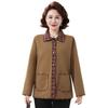 Yalu Elegant Women's Fall Lapel Jacket for Mature Adults