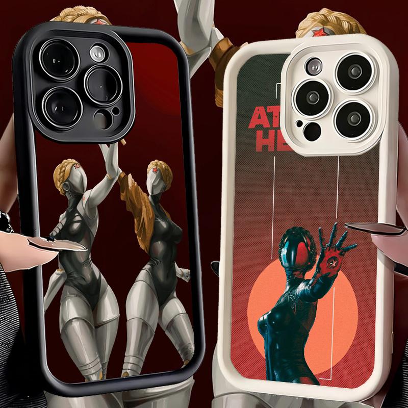 Handyhülle für iPhone 17 Air 16E 15 16 Pro Max Atomic Heart Spiel Hülle 14 Plus 13 12 Mini Weiche Silikon Hülle Fundas