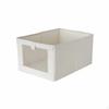Wardrobe Storage Box, Foldable Drawer Organizer with Clear Panel for Clothes