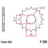 For Suzuki GSR600 GSX-R600 GSXR600 1997-2024 GSX-R750 GSXR750 GSX-S750 GSXS750 GSR750 GSR750Z 525 Motorcycle Front Sprocket